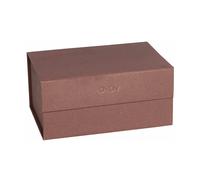 OYOY Boîte de rangement Hako A5 Caramel foncé