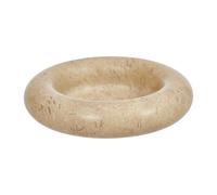 OYOY Bougeoir Savi marbre Ø13.8 cm Beige