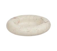 OYOY Bougeoir Savi marbre Ø13.8 cm Offwhite