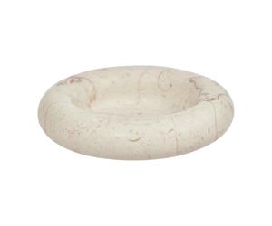 OYOY Bougeoir Savi marbre Ø13.8 cm Offwhite