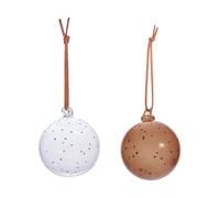 OYOY Boules Natale Christmas. lot de 2 Claire-muscade
