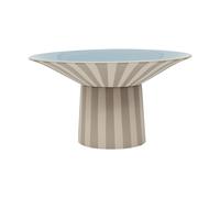 OYOY Centerpiece haut Toppu 17xØ30 cm Clay-Ice blue
