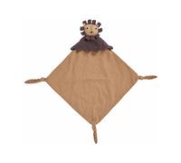 Doudou lion en coton biologique mini marron TU