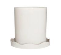 OYOY Living Design - Nami Pot de Fleurs w/Soucoupe Large White