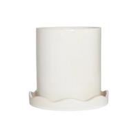 OYOY Living Design - Nami Pot de Fleurs w/Soucoupe Medium White