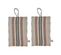 OYOY Maniques en lin. lot de 2 Caramel