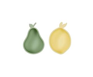 OYOY Mini - Set of 2 - Lemon & Pear Snack Bowl (M107409)