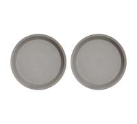 OYOY Pack de 2 assiettes à lunch Yuka Ø22 Stone (gris)