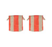 OYOY Panier de rangement Kara medium 32xØ32 cm 2 pièces Cherry Red