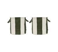 OYOY Panier de rangement Kara medium 32xØ32 cm 2 pièces Dark Green