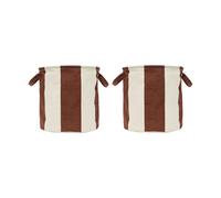 OYOY Panier de rangement Kara medium 32xØ32 cm 2 pièces Nutmeg