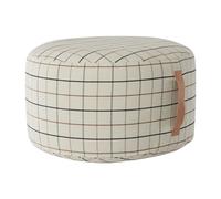 OYOY Pouf Grid Ø65 cm Off white