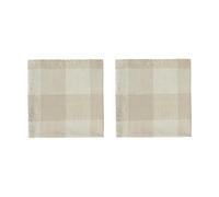 OYOY Serviette Chess lot de 2 Clay