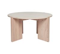 OYOY Table basse Lune en marbre Ø84 cm Nature-white