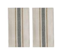 OYOY Torchon de cuisine Linu. lot de 2 Black