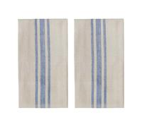 OYOY Torchon de cuisine Linu. lot de 2 Blue