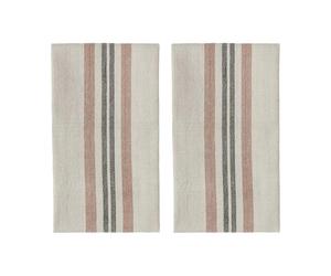 OYOY Torchon de cuisine Linu. lot de 2 Caramel