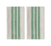 OYOY Torchon de cuisine Linu. lot de 2 Green