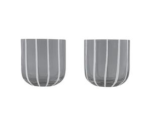 OYOY Verre Mizu Lot de 2 Grey-white