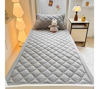 oyptmsh Matelas de Sol Compact et Pliable, pour Dortoir et Camping - Coussinet de Sommeil Doux et Épais avec Rembourrage Confortable et Design (Grey,180x200cm)