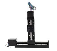 OYSKGNCMW Rail de Table coulissante en T, Plateau de Rail linéaire 50-300 mm, Moteur Pas à Pas Nema11 28 mm pour imprimante 3D à Axes XY et XZ (XZ 150 mm, Pas de 6 mm)