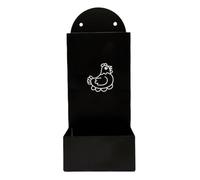 Oyster and Grit Feeder Proding Chicken Feeder for Chicken Coop (Noir)