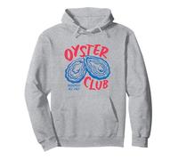 Oyster Club Funny Shucked All Day Seafood Lover Humour Beach Sweat à Capuche
