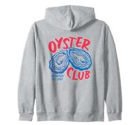 Oyster Club Funny Shucked All Day Seafood Lover Humour Beach Sweat à Capuche
