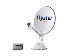 Oyster Vision 85 Système Satellite entièrement Automatique, antenne parabolique, 85 cm, Blanc, LNB Unique