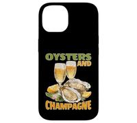 Oysters and Champagne Fruits de mer gastronomiques Coque pour iPhone 14