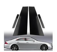 OYTHO Garnitures de Pilier fenêtre de Voiture,pour Mercedes CLS C219 2006 2007 2008 2009 2010 2011 4 pièces Voiture Porte fenêtre Pilier poteaux revêtements d'habillage extérieur Autocollant