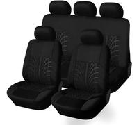 OYTHO Housses de Siège de Voiture pour Toyota Yaris Cross SUV 2021 2022 2023, Couverture Couvre Sieges Impermeable Polycoton Tissu Accessoires Interieur Protecteurs de SièGe Auto,1/Black