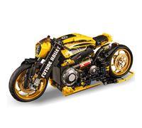 OYTOCLKU 2077 Cyberpunk Kit de Construction de Moto 1:5 - Kit de Construction de Moto Cool pour Adultes et Enfants (1981 pièces)