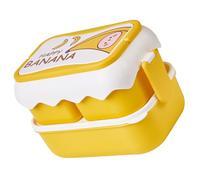 Oytrui Boîte à Lunch au -ondes, Jolie Boîte de de Dessin animé avec Compartiments Individuels et Poignée de Transport, pour les étudiants et les Employés de Bureau (Jaune)