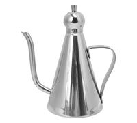 Oytrui Boîte de Stockage D'huile, Distributeur D'huile étanche en Acier Inoxydable 304 pour l'huile d'olive, avec Un Design Conique Moderne Facile à Nettoyer (500ML)