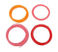 Oytrui Filament PCL 20 Couleurs 1,75 Mm, Recharges de Stylo D'impression pour Imprimante 3D Basse Température pour Projets Colorés