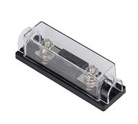 Oytrui Jeu de 6 Fusibles ANL, Alliage de Cuivre plaqué or 60A 80A 100A 150A 250A 300A avec Couvercle Transparent et Fusible 200A intégré, pour la Protection des Circuits du Système