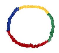 Oytrui Jouet de Corde d'élasticité, Anneau Intérieur en Latex avec Surface en Polyester Hautement élastique et coloré pour Les Jeux en Plein Air des Enfants, Les Exercices D'étirement