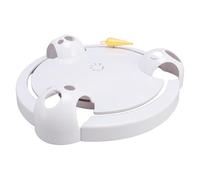 Oytrui Jouet de Platine de Chat, Jouet de électronique Interactif Multifonctionnel de Souris avec Paramètres à 4 Vitesses, Rotation à 360 Degrés pour Les Chatons et Les Chats Adultes,