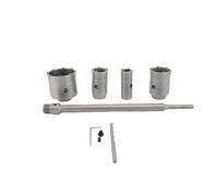 Oytrui Kit de Scie Cloche Murale 30 Mm, 40 Mm, 50 Mm, 68 Mm, Ouvre-trou, Tige de Connexion 320 Mm, Foret Central pour Béton, Marbre, Carrelage