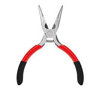 Oytrui Pince à Bec Long, Pince à Bec effilé avec Poignée Double Couleur pour Couper, Saisir, Tordre et Plier le Fil, Petite Taille pour la Fabrication de Bijoux et la Réparation