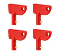 OYUPFS 4 x e Coupe-Batterie e Rechange pour Coupe-Circuit de Batterie de Voiture, Bateau, Camion et Caravane, Isolateur de Batterie 12V/24V, Compatible avec Interrupteurs Standards