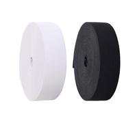 OYUUJII Elastique Couture,2 Pcs Bandes Élastiques Couture Noir et Blanc Deux Rouleaux de 3 CM x 10M,Ruban Elastique Large Bande pour Extendeurs de Taille Ceinture