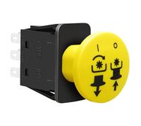 Oyviny Interrupteur de prise de force d'embrayage 7 bornes 01002111 925-1716A pour tracteur de pelouse Cub Cadet RZT42, RZT50 M48 M50 M54 M60 M72 MTD Troy-Bilt Craftsman 14 V 10 A