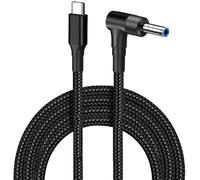 OYY Chargeur USB C vers Smart Blue Tip pour ordinateur portable HP 65 W 45 W 90 W Adaptateur d'alimentation pour Pavilion X360 11 13 15 Zbook 14u G4 G5 X360 EliteBook 840 850 ProBook 430 450