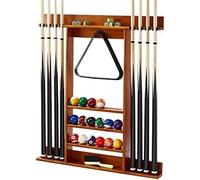 OYYMTE Accessoires de Table Billard muraux Supports queues à 8 Trous d'angle en Bois