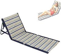 OYYMTE Chaise Pliante en Plein air, Peluche Portable imperméable Repliable Pliage plébloir, adapté à la pêche, au Camping, à la randonnée, Bleu(Blu)