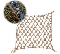 OYYMTE Filet de décoration en Corde de 10MM/10CM, Filet de Chargement, Filet d'escalade en Plein air, Filet d'escalier à Main Courante Solide et Durable for décorer Les Murs for l'extérieur(1m*1m)