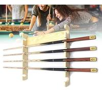 OYYMTE Porte-queues 6 tiges - Rangement Horizontal Mural for queues de Billard, Accessoires for Tables, adapté aux salles Jeux et Clubs