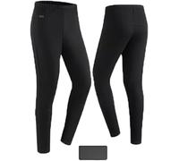 OYYMTE Sous-vêtements chauffants haut ou pantalon avec alimentation USB Contrôleur de température à 3 niveaux Sous-vêtements thermiques(Blackpant,XL)
